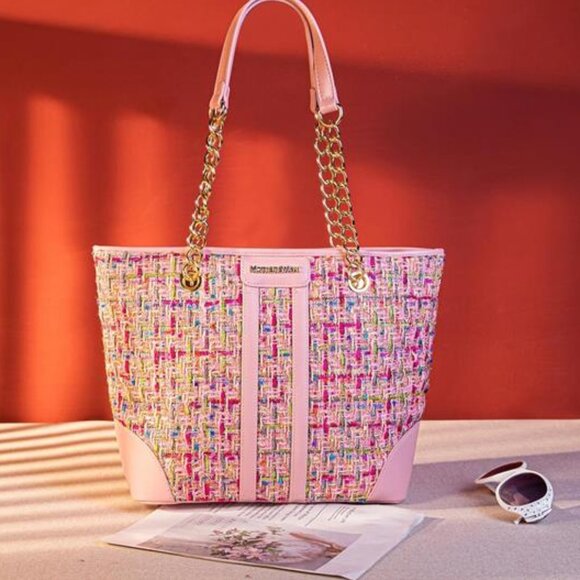 Handbags - Women Quilted Chain Handbags Pink